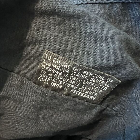 Vtg Sporty's Pilot Shop Navy Blue Flight Bomber Leather Collar  Type A5 Jacket L - Picture 9 of 13